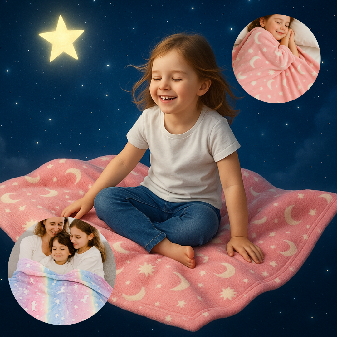 Manta luminosa niños