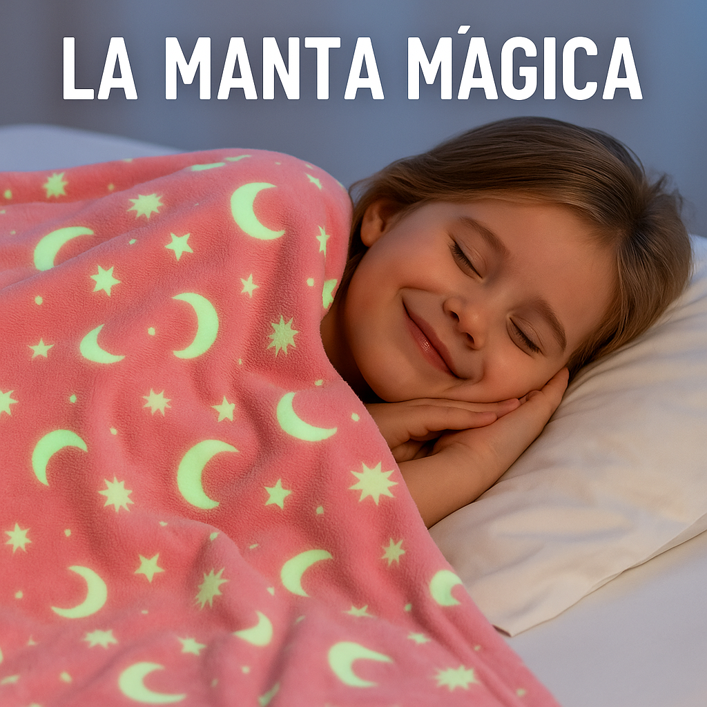 Manta luminosa niños