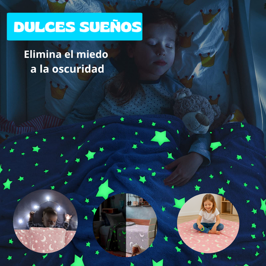 Manta luminosa niños